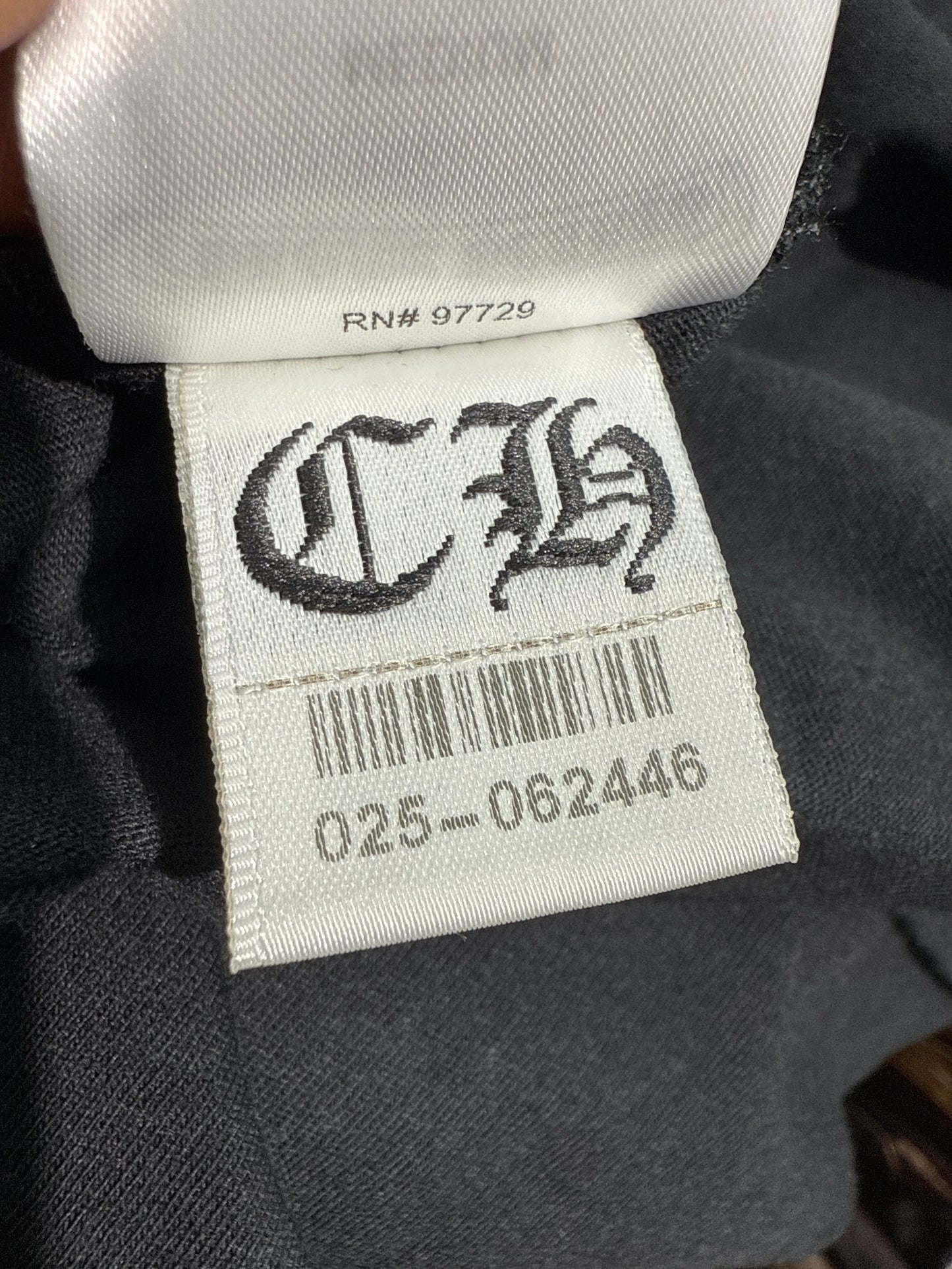 Like New Chrome Hearts Neck Logo Tee
