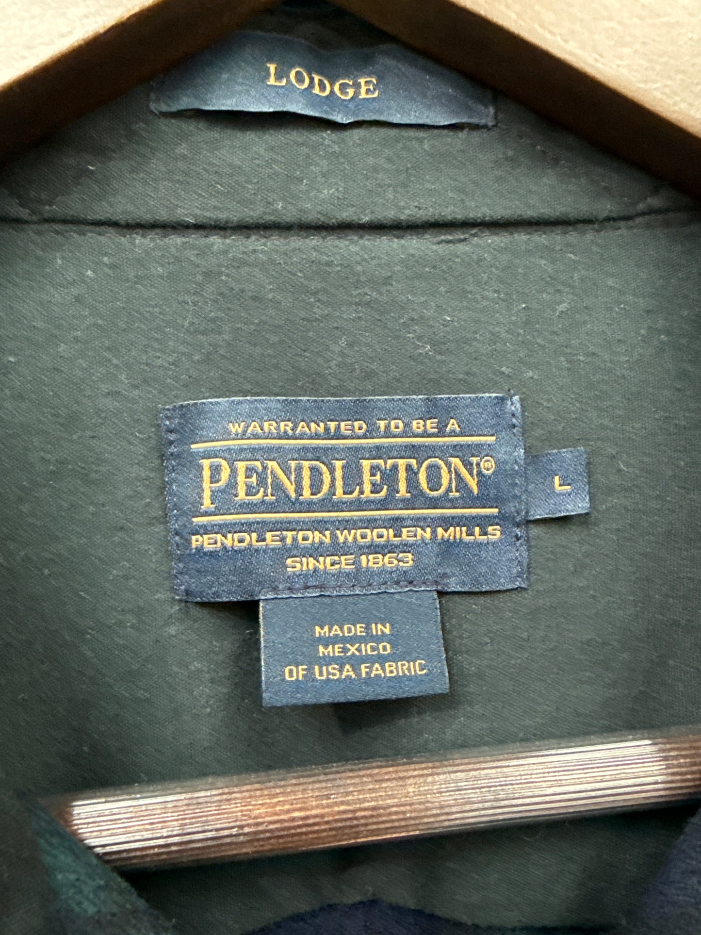 Pendleton Lodge Flannel Green/Navy