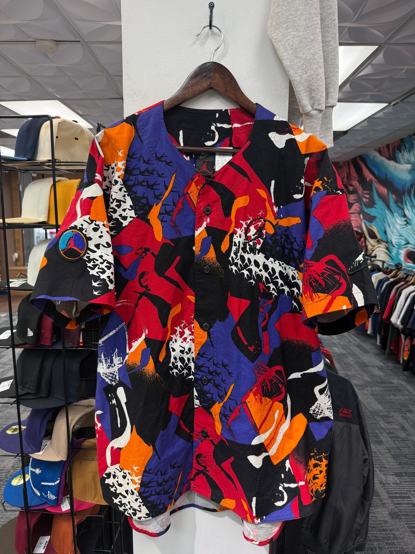 Vintage 90’s Jordan Aqua 8 Baseball Jersey