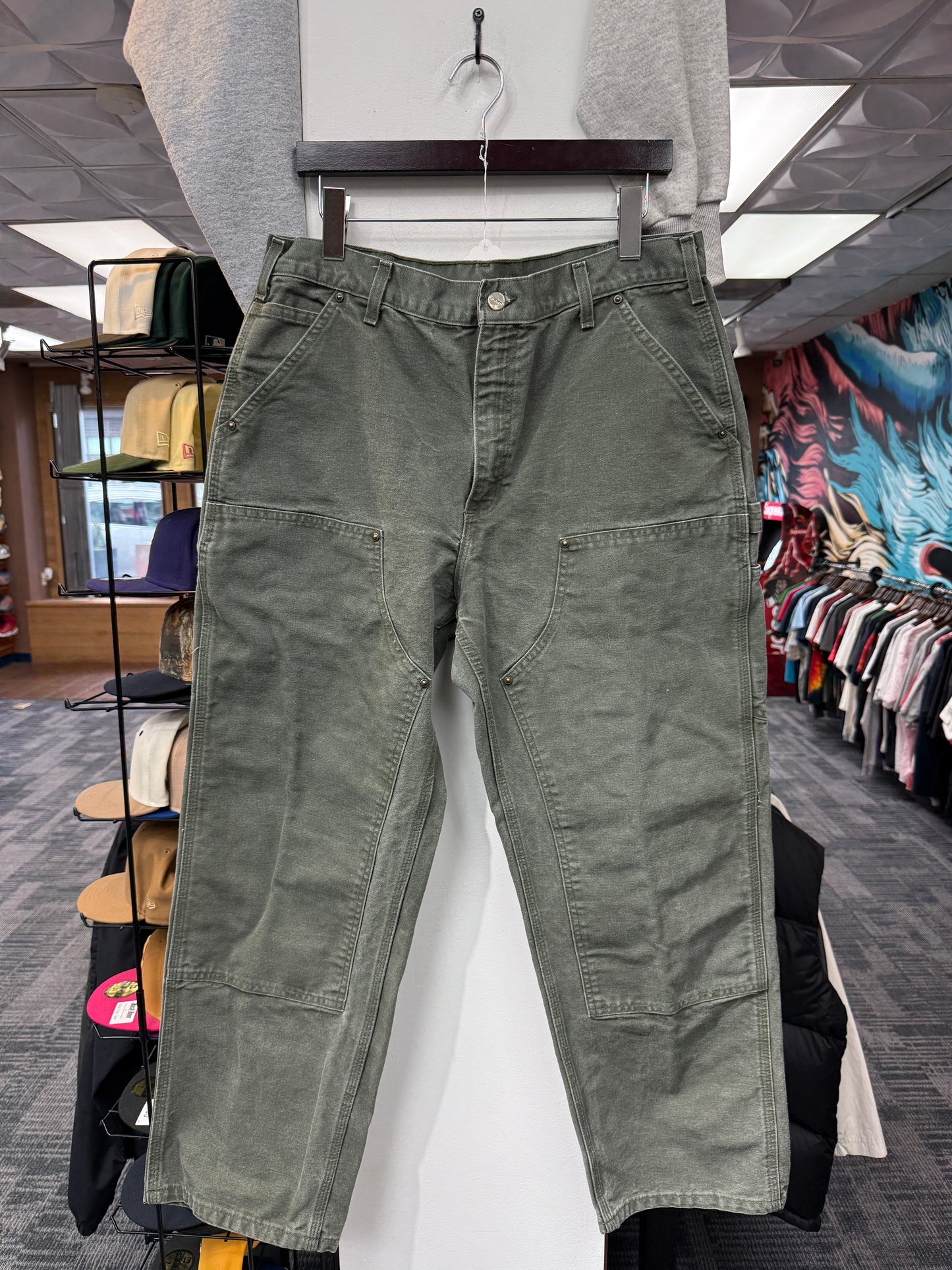 Vintage Carhartt Olive Double Knee Pants