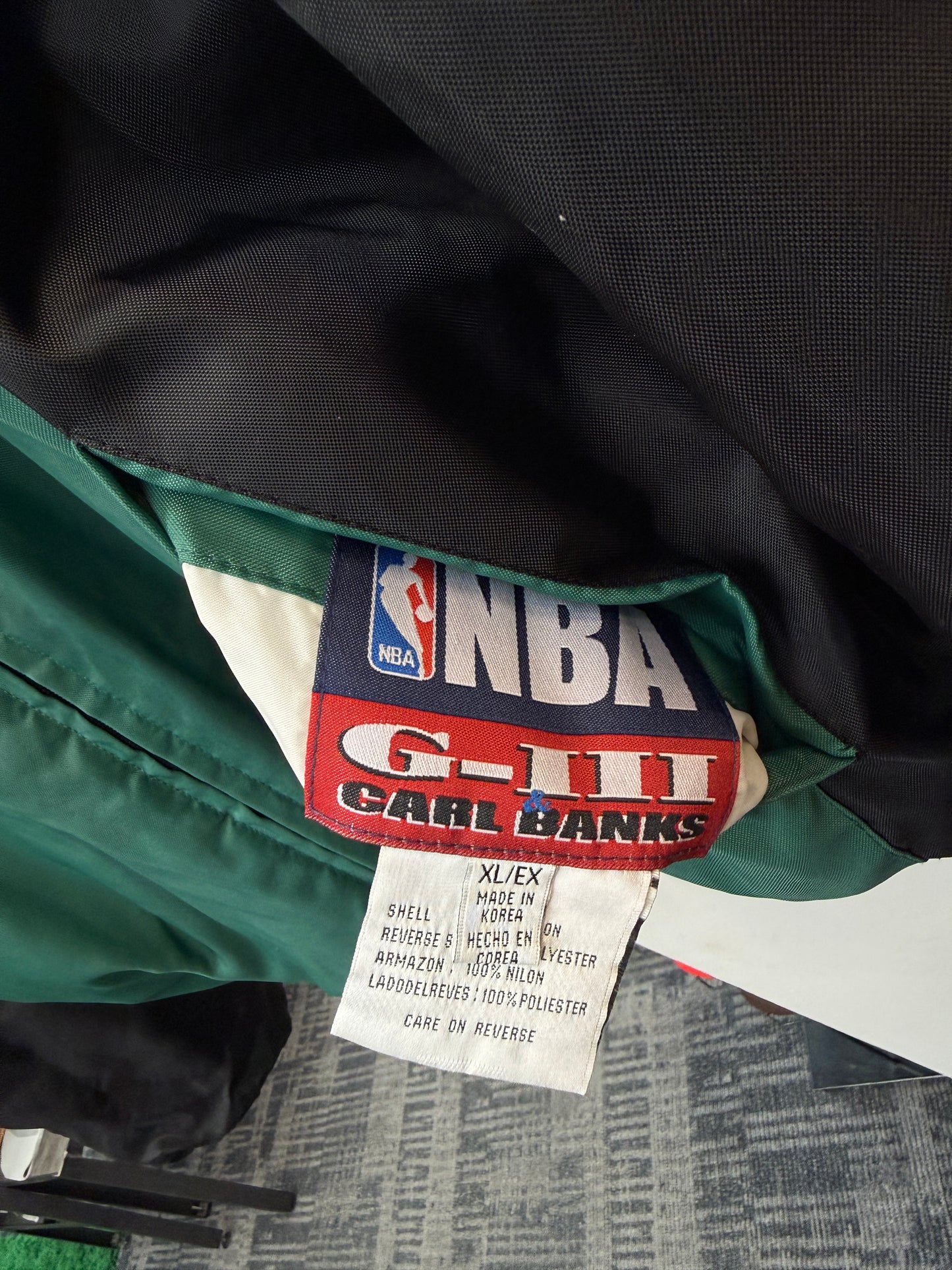 Vintage G-III Carl Banks Sonics Reversible Fleece Jacket