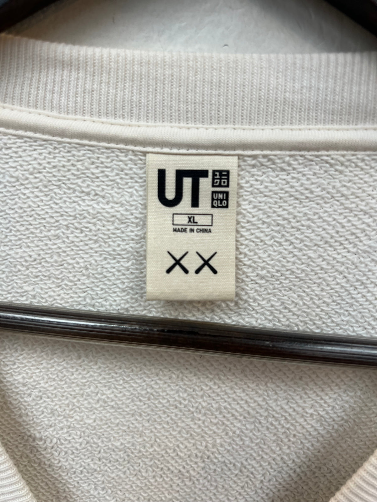 Kaws X Uniqlo Off-White Crewneck