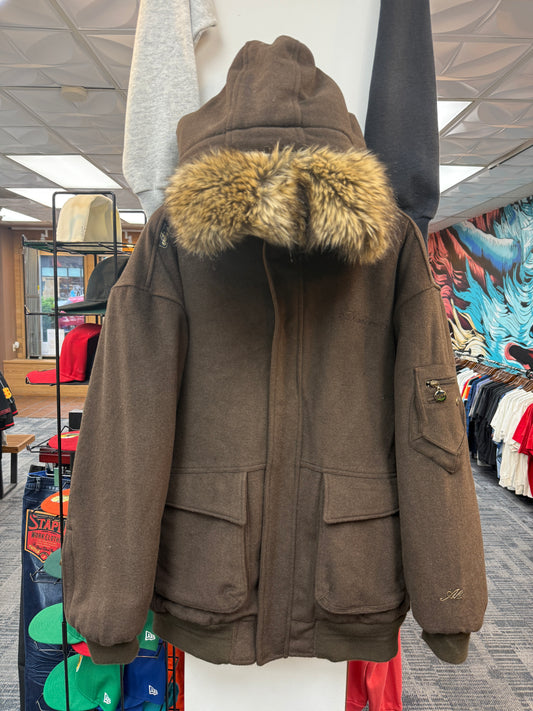 Vintage Akademiks Revesible Fur Jacket