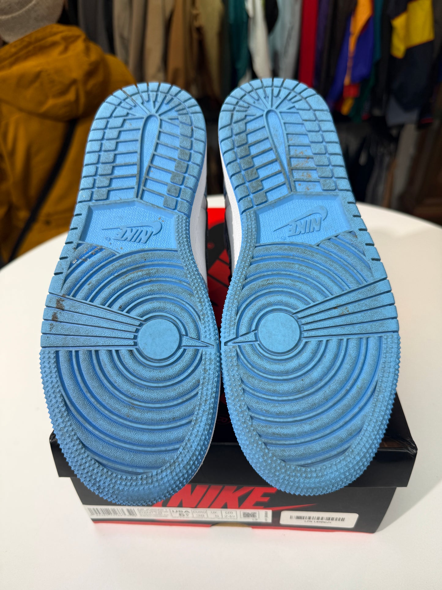 Preowned University Blue Jordan 1