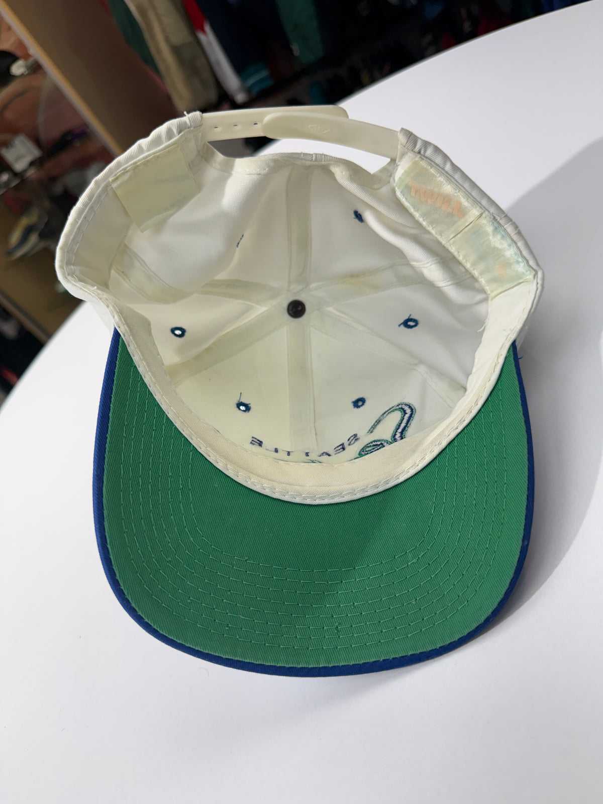 Vintage Seahawks Script SnapBack
