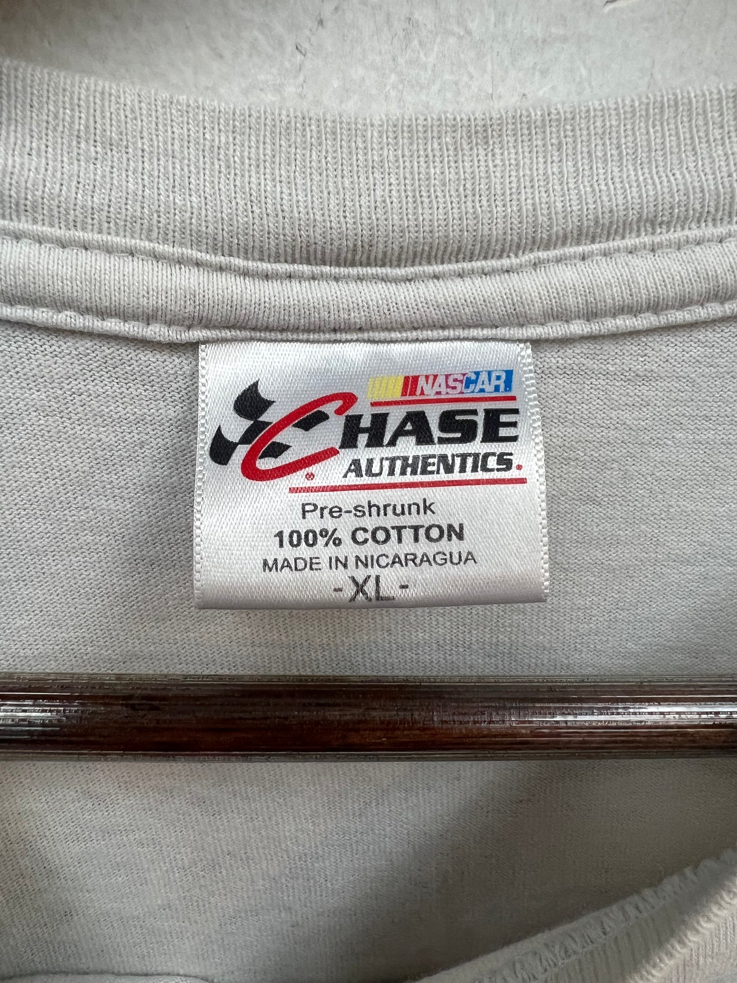 Vintage NASCAR White Dale Earnhardt Silhouette Tee