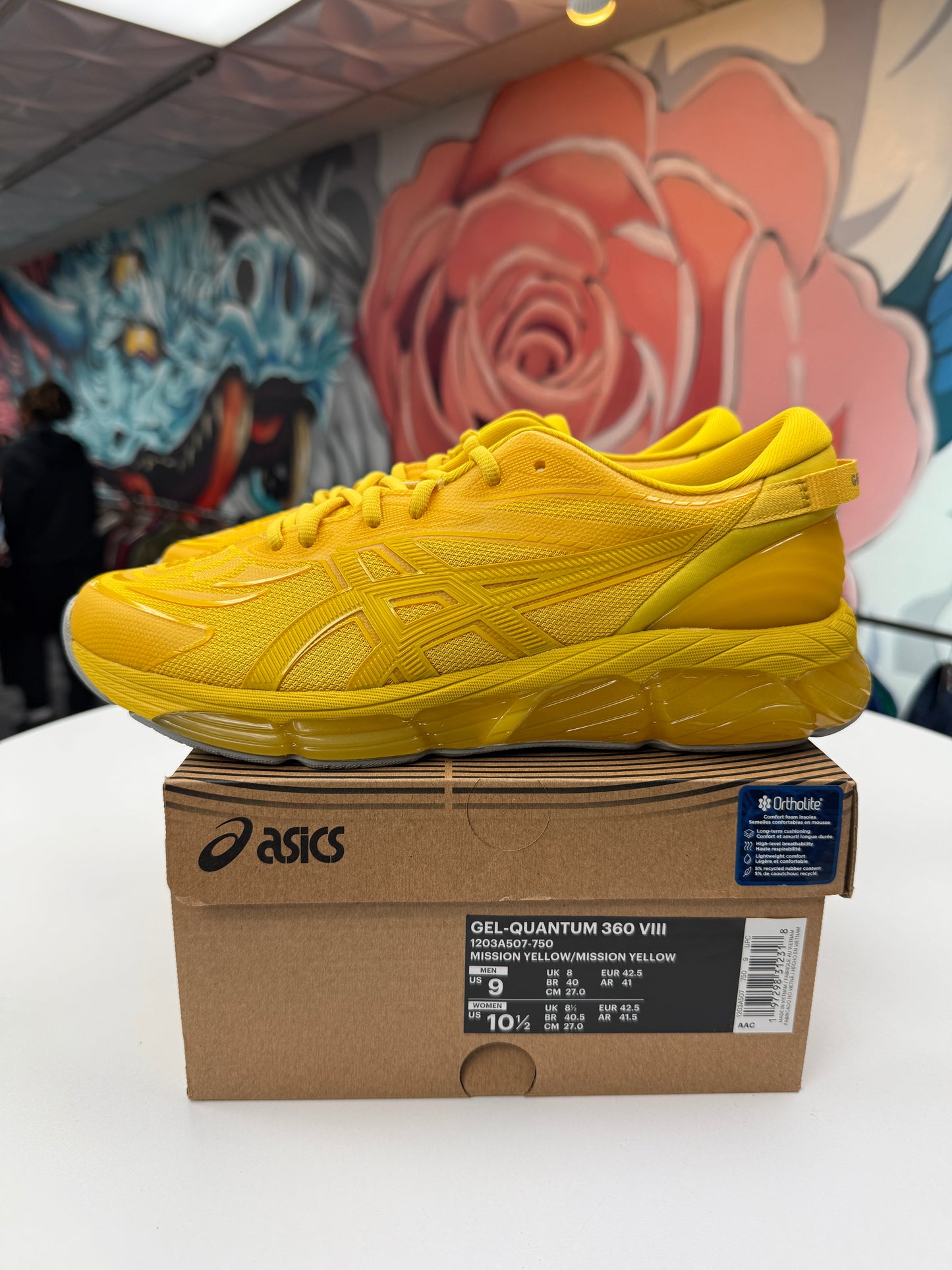 New C.P. Company Yellow Asics Gel-Quantum 360