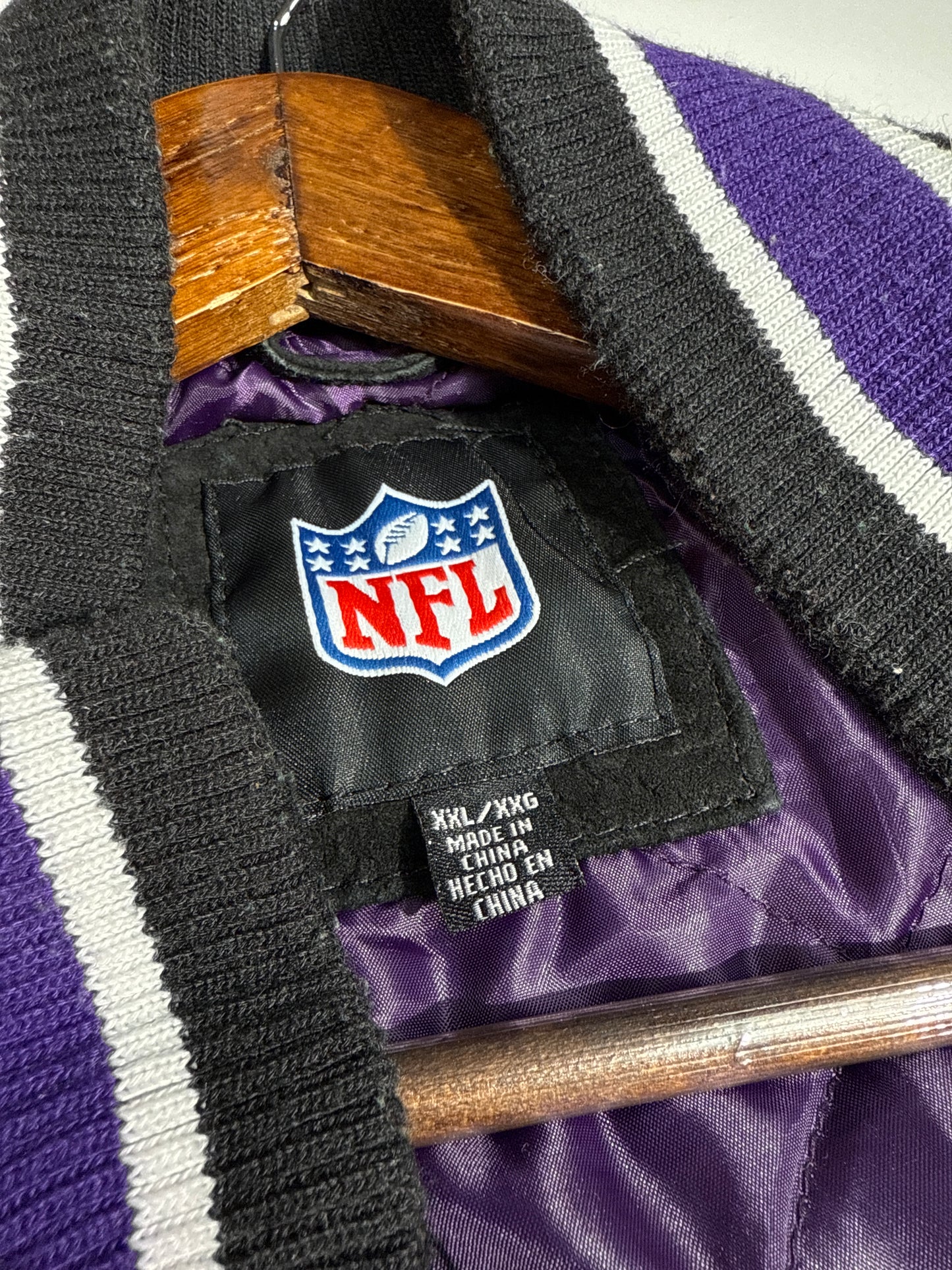Vintage NFL Minnesota Vikings Suede Jacket