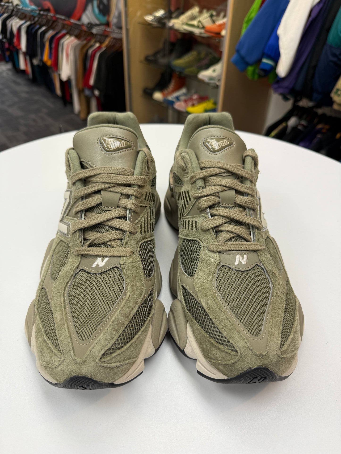 Preowned Covert Green New Balance 9060
