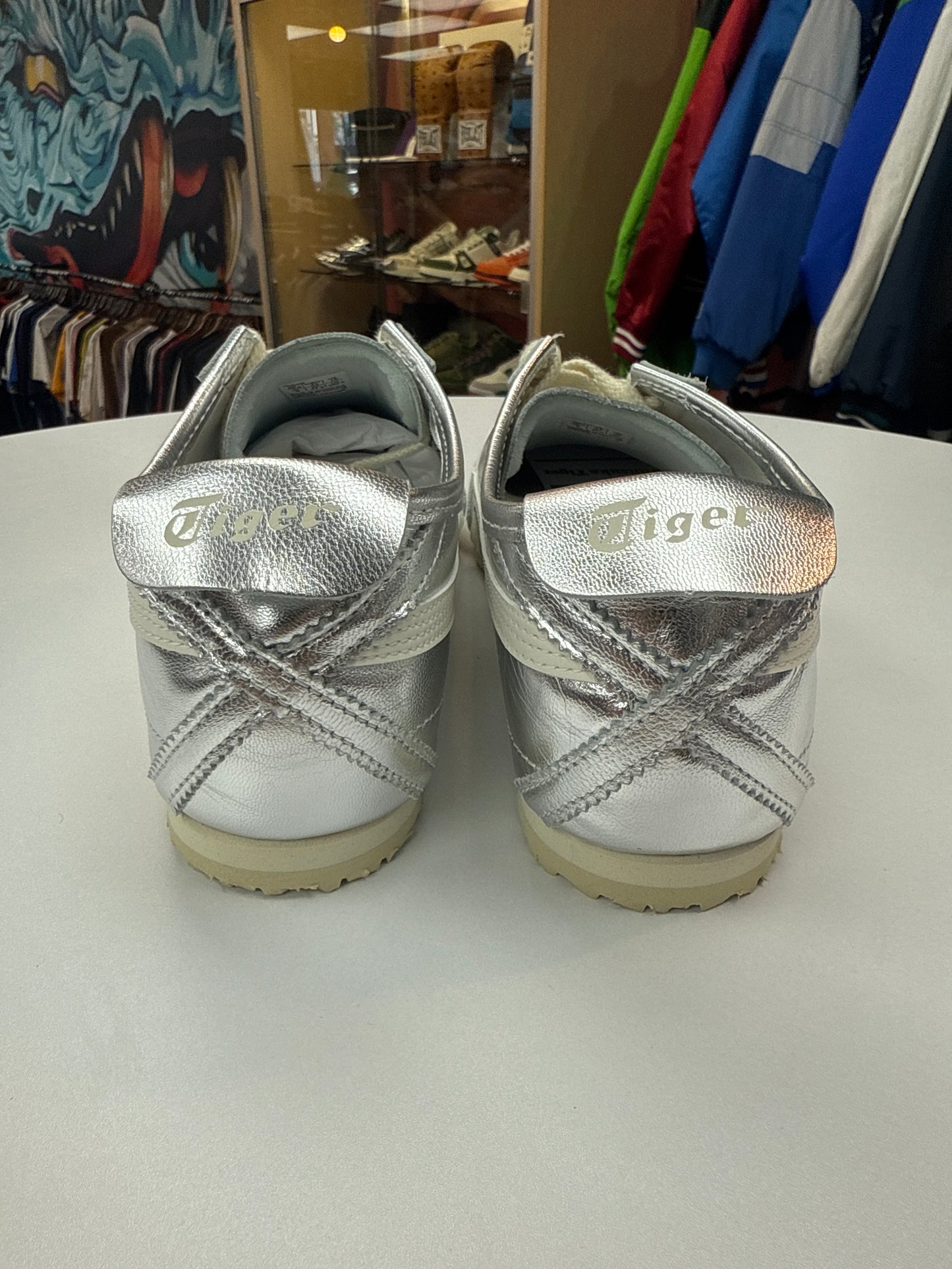 New Onitsuka Tiger Mexico 66 Silver Off-White