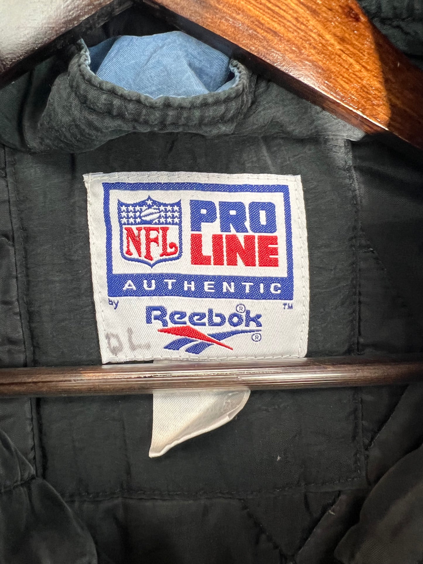 Vintage Reebok Seahawks Authentic Pro Line Puffer Jacket
