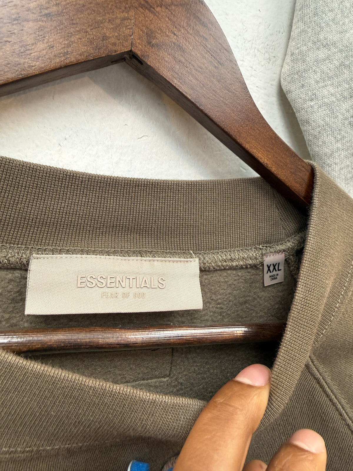 Essentials Brown Crewneck
