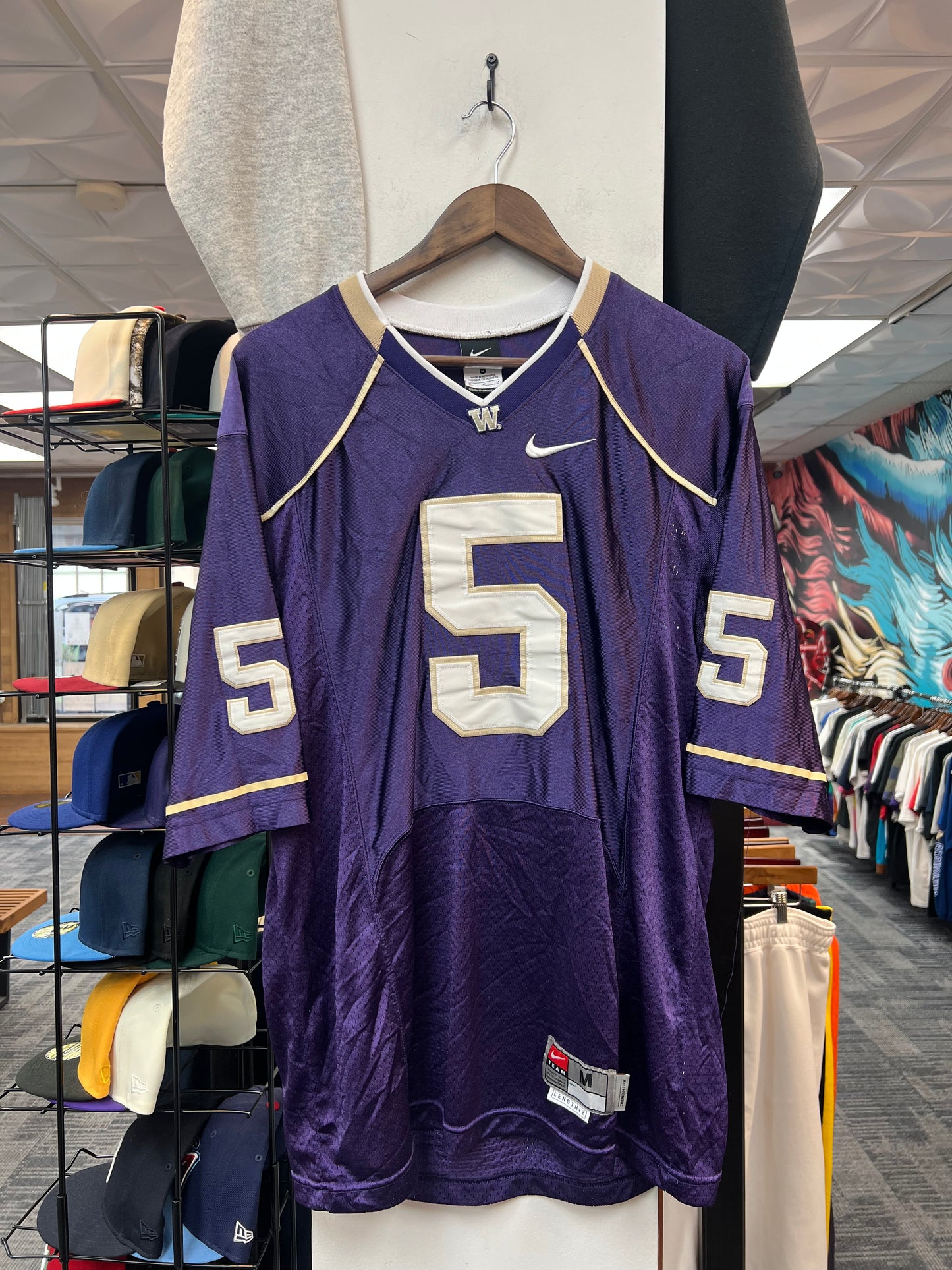 UW #5 Football Jersey