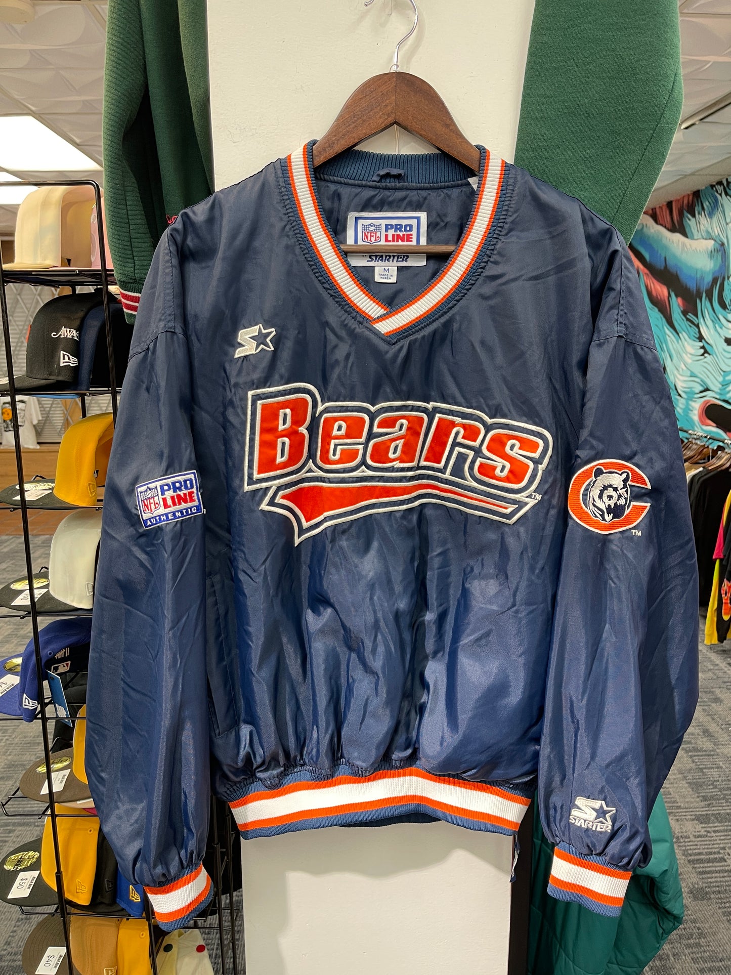 Chicago Bears vintage starter pullover