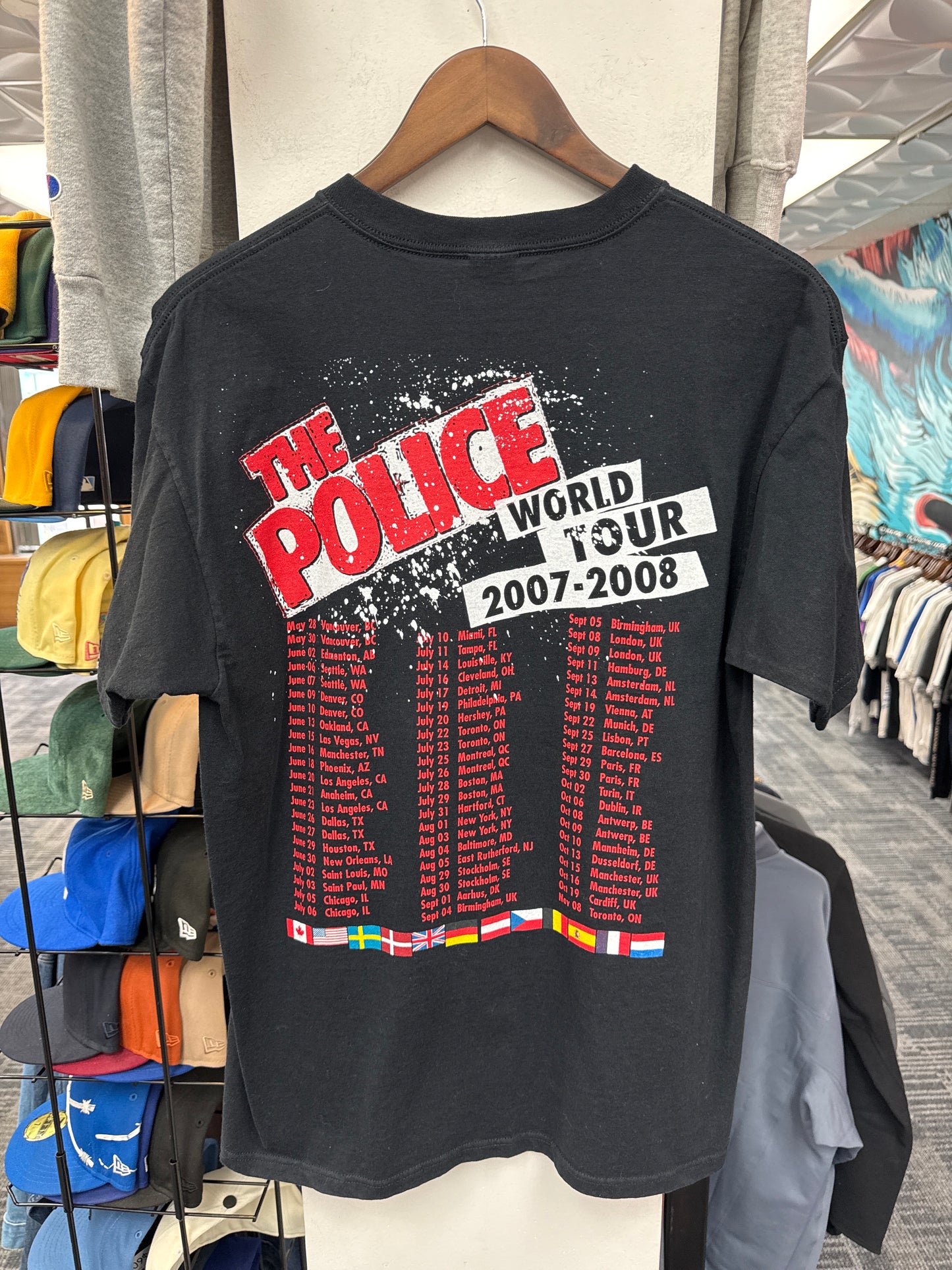 Vintage The Police World Tour Tee