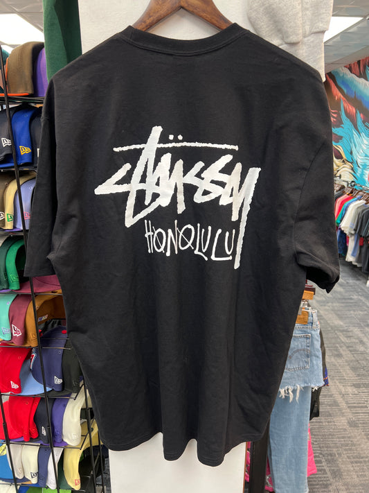 Stussy Honolulu Chapter Tee Black