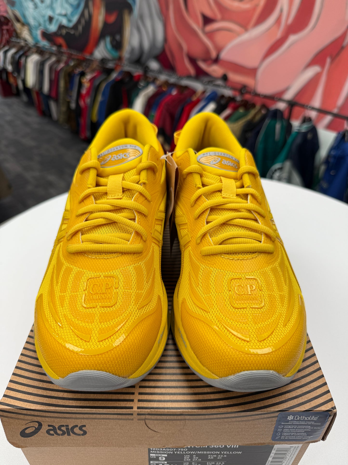 New C.P. Company Yellow Asics Gel-Quantum 360