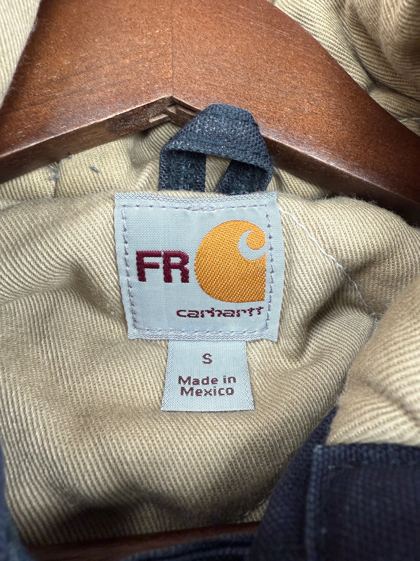 Carhartt FR Navy Hooded Work Jacket
