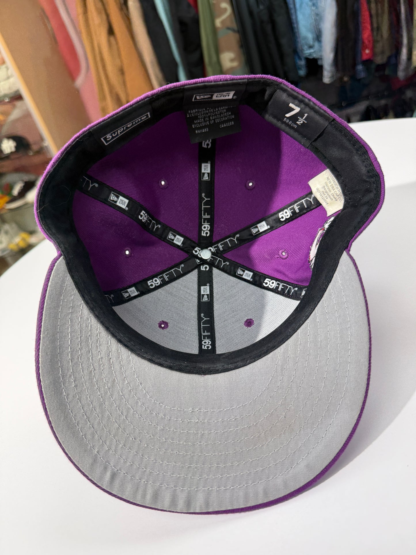 Supreme Grinch Purple Box Logo Fitted