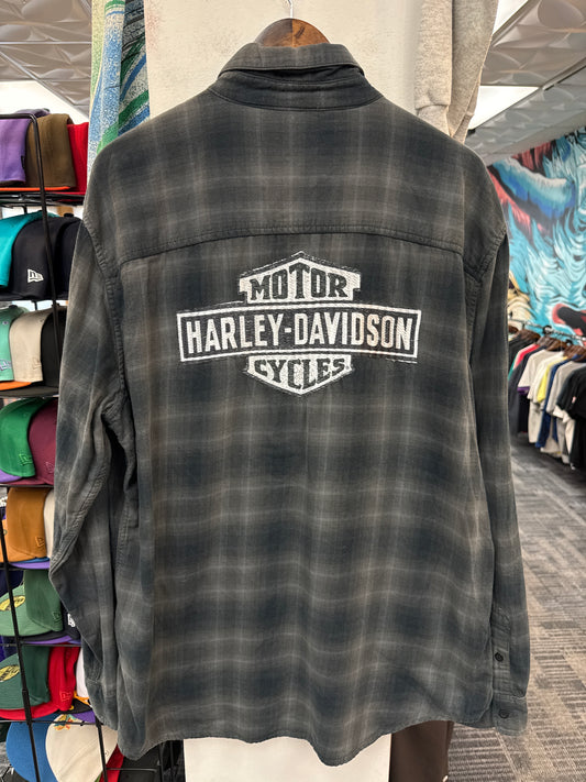Harley Davidson Patch Flannel