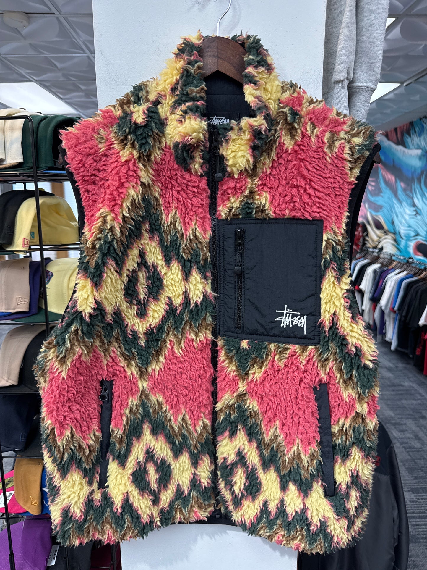 Stussy Sherpa Fleece Vest