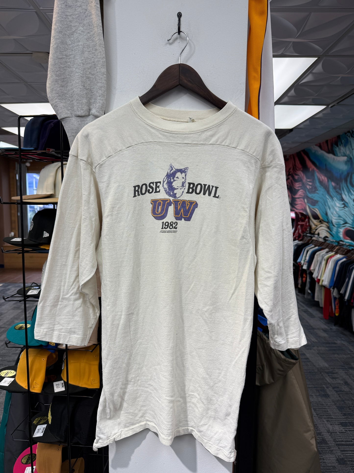 Vintage 1982 WA Huskies Jersey Tee
