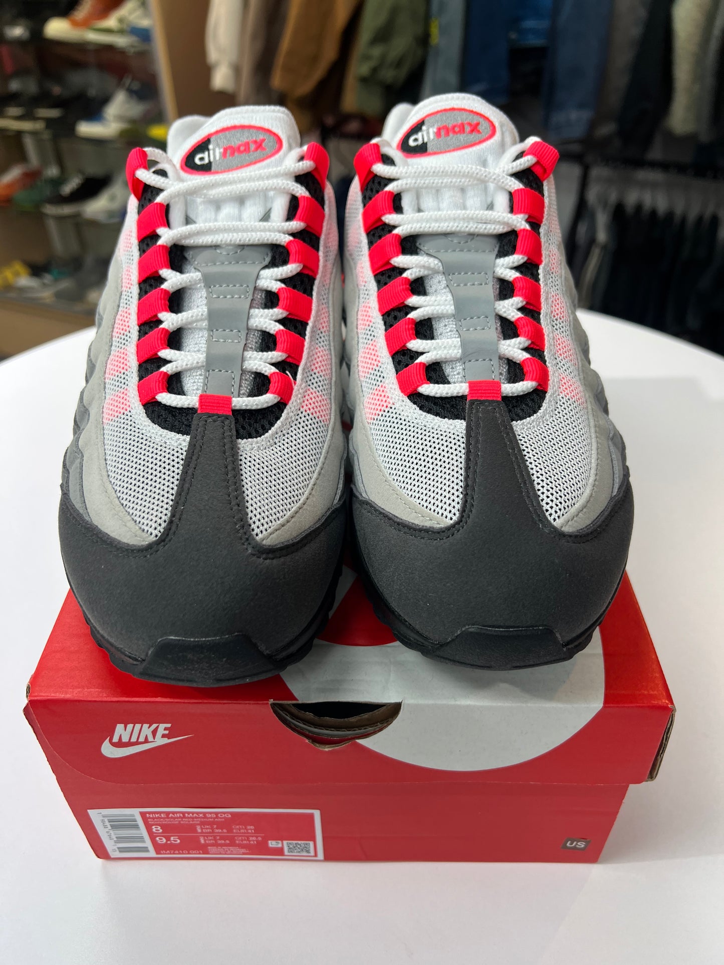 New Nike Air Max 95 Big Bubble Solar Red 2.0