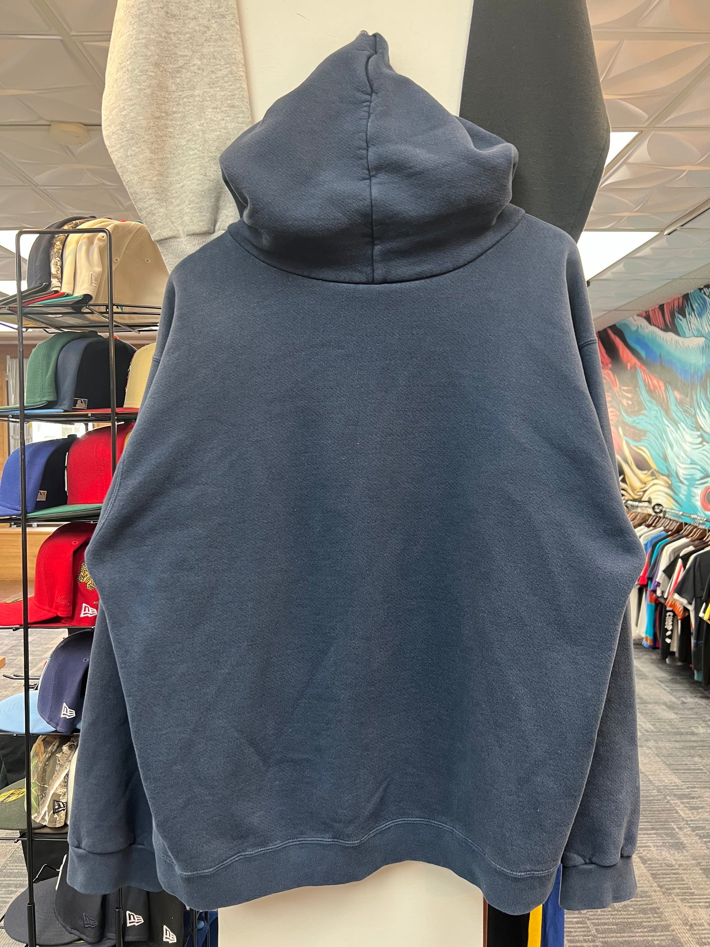 Vintage Nike Navy Center Swoosh Hoodie