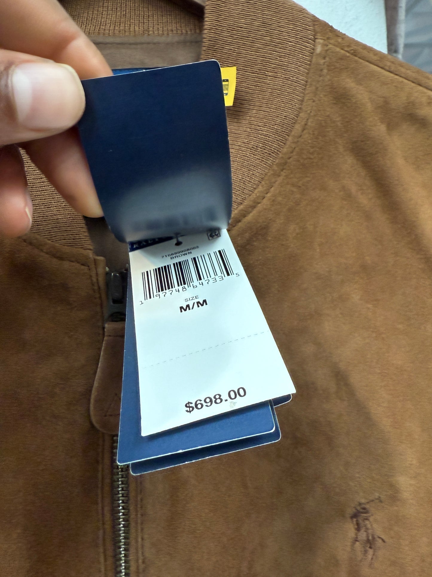 Polo Ralph Lauren Suede Bomber Jacket