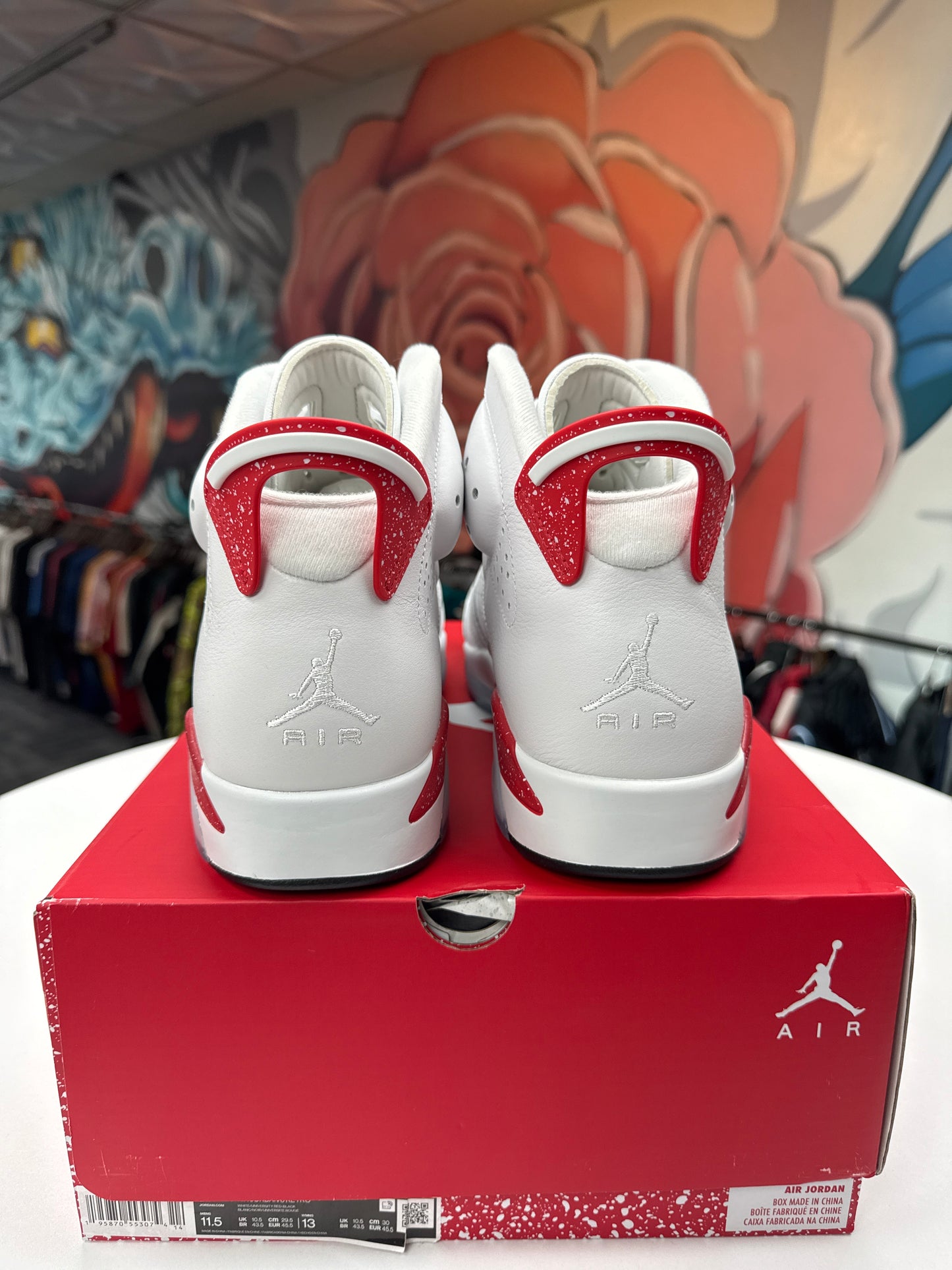 New Jordan 6 Red Oreo