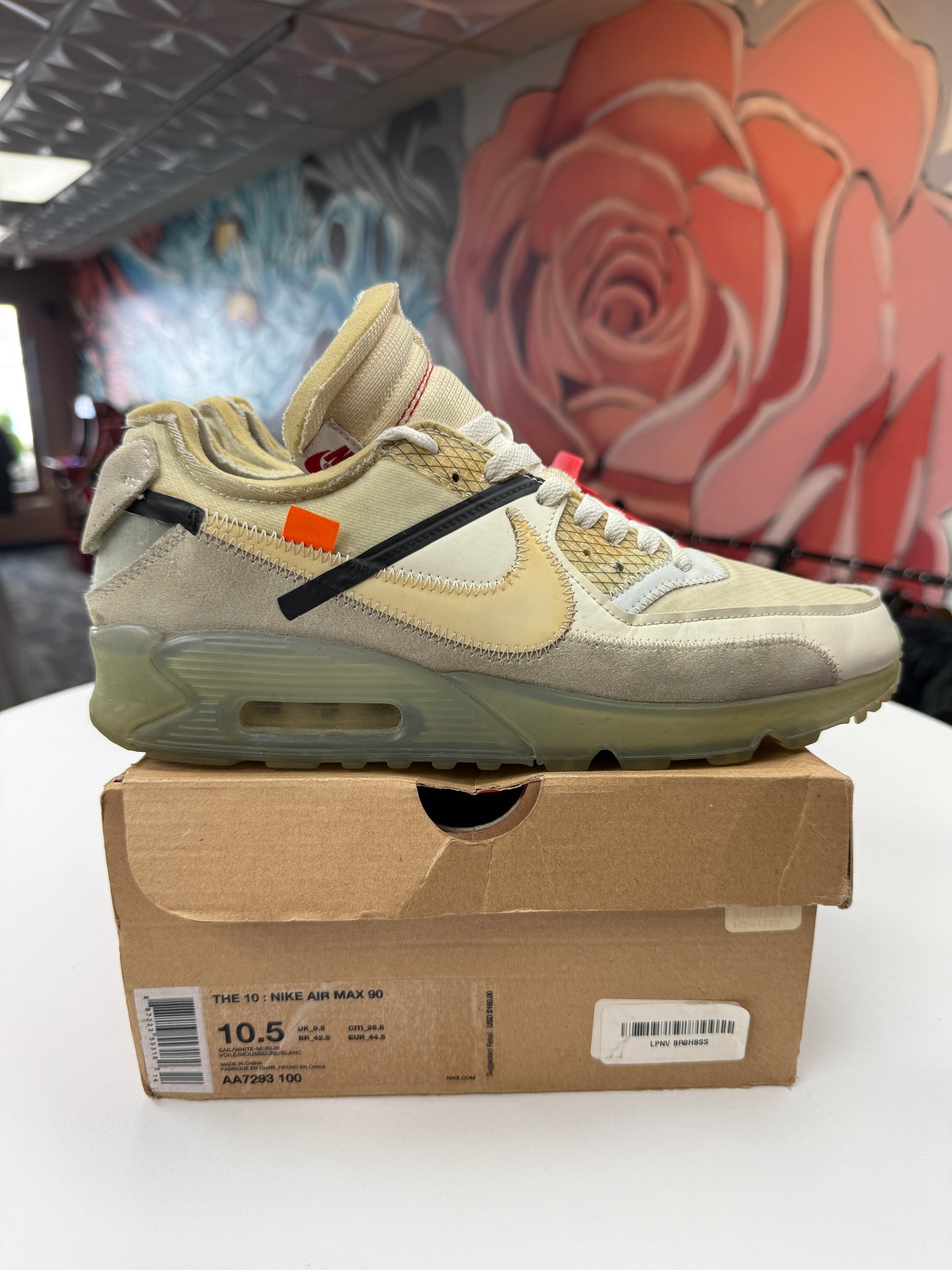 Preowned Off-White Air Max 90 The Ten