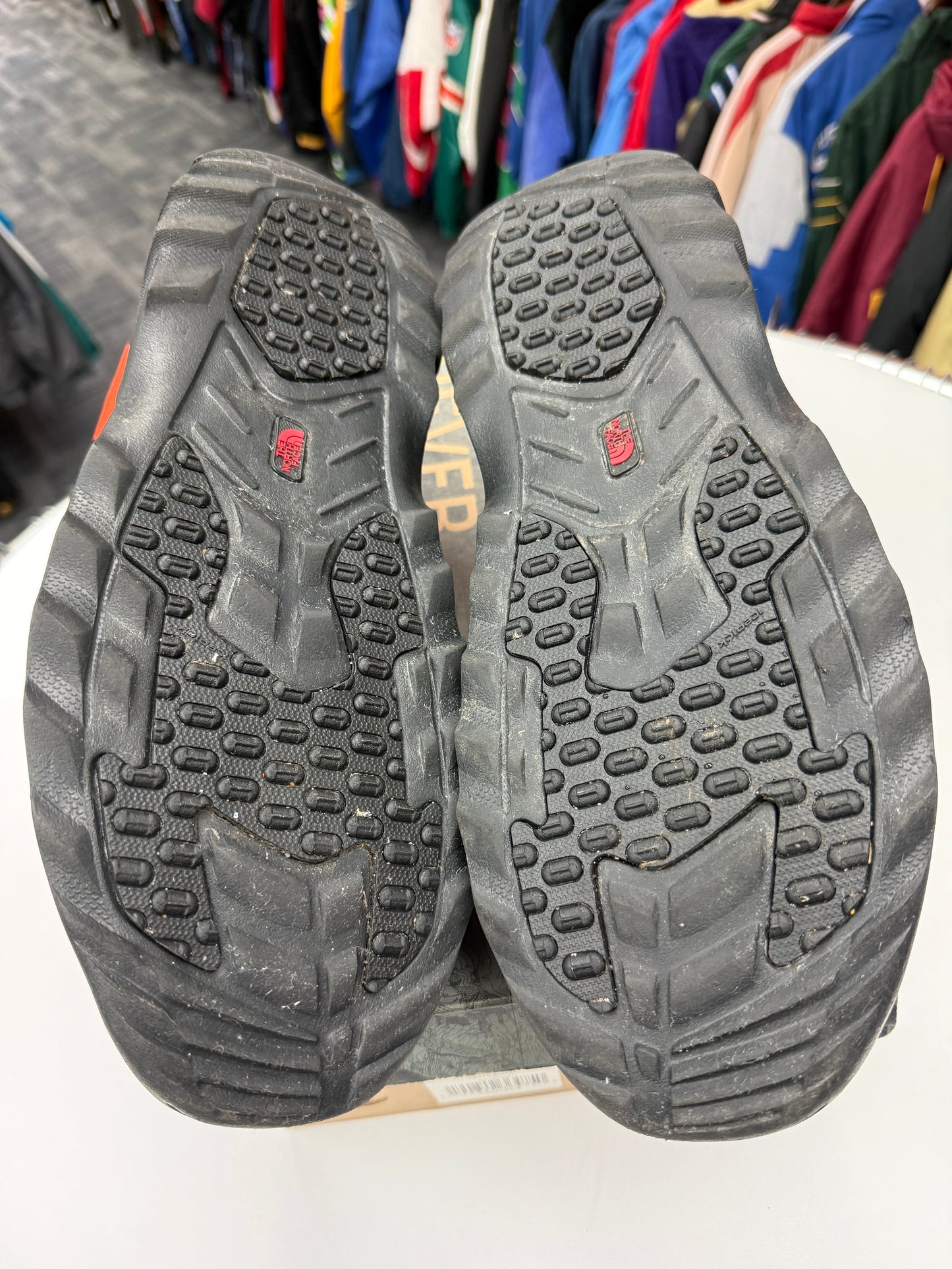 Preowned The North Face Supreme Orange Nuptse Boots
