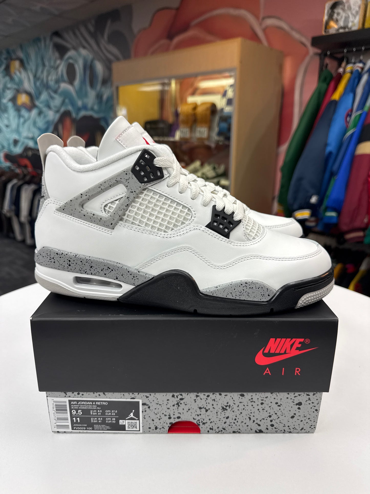 New Jordan 4 White Cement (2025)