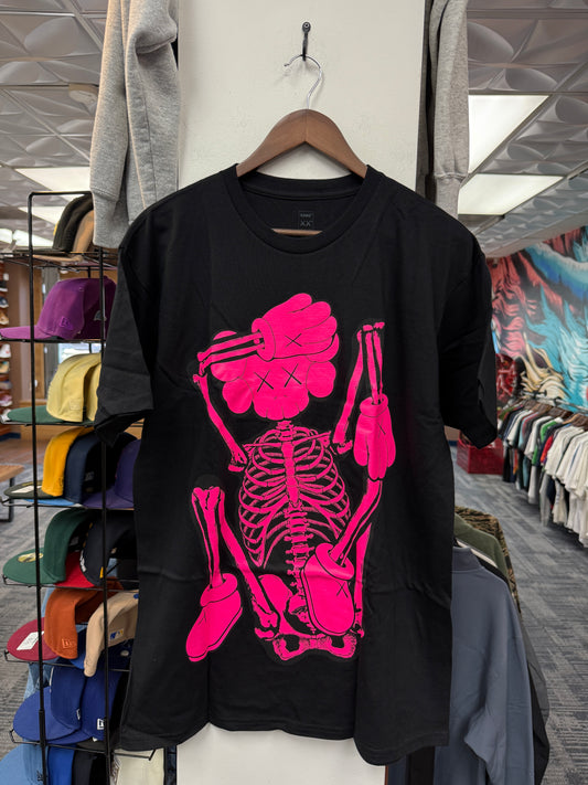 Kaws Skeleton New Fiction Tee ‘Black’