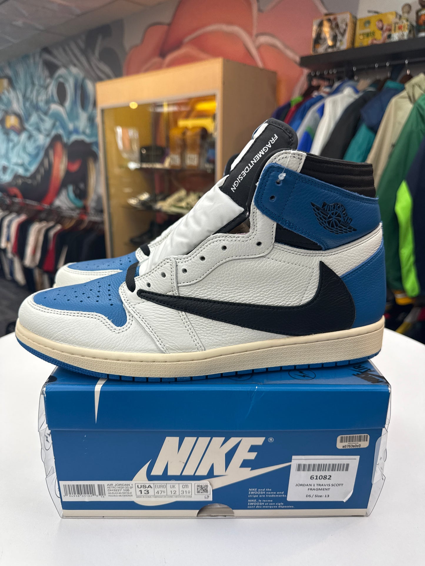 New Travis Scott Fragment Jordan 1 High