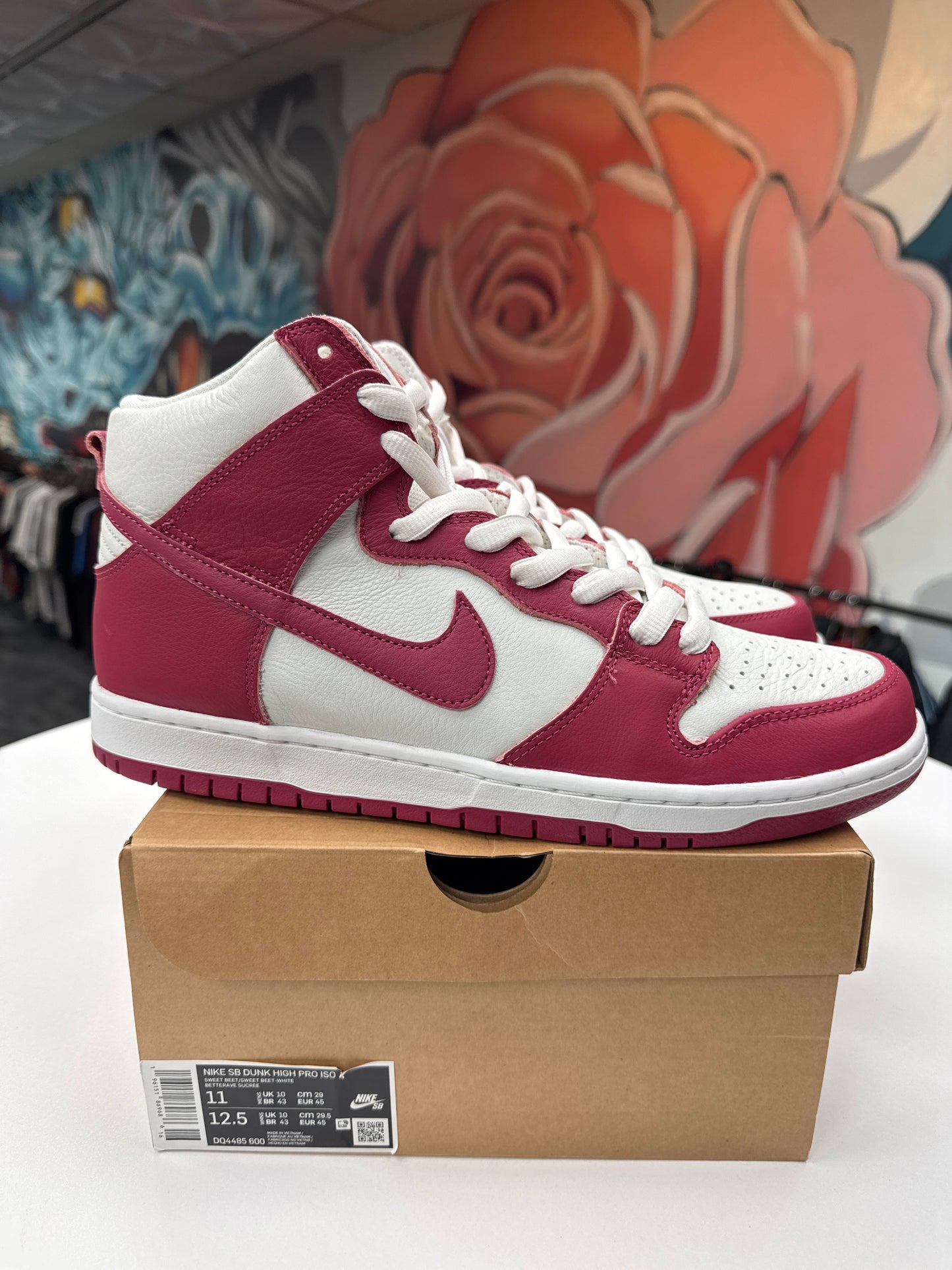 New Nike SB Dunk High Orange Label Sweet Beet