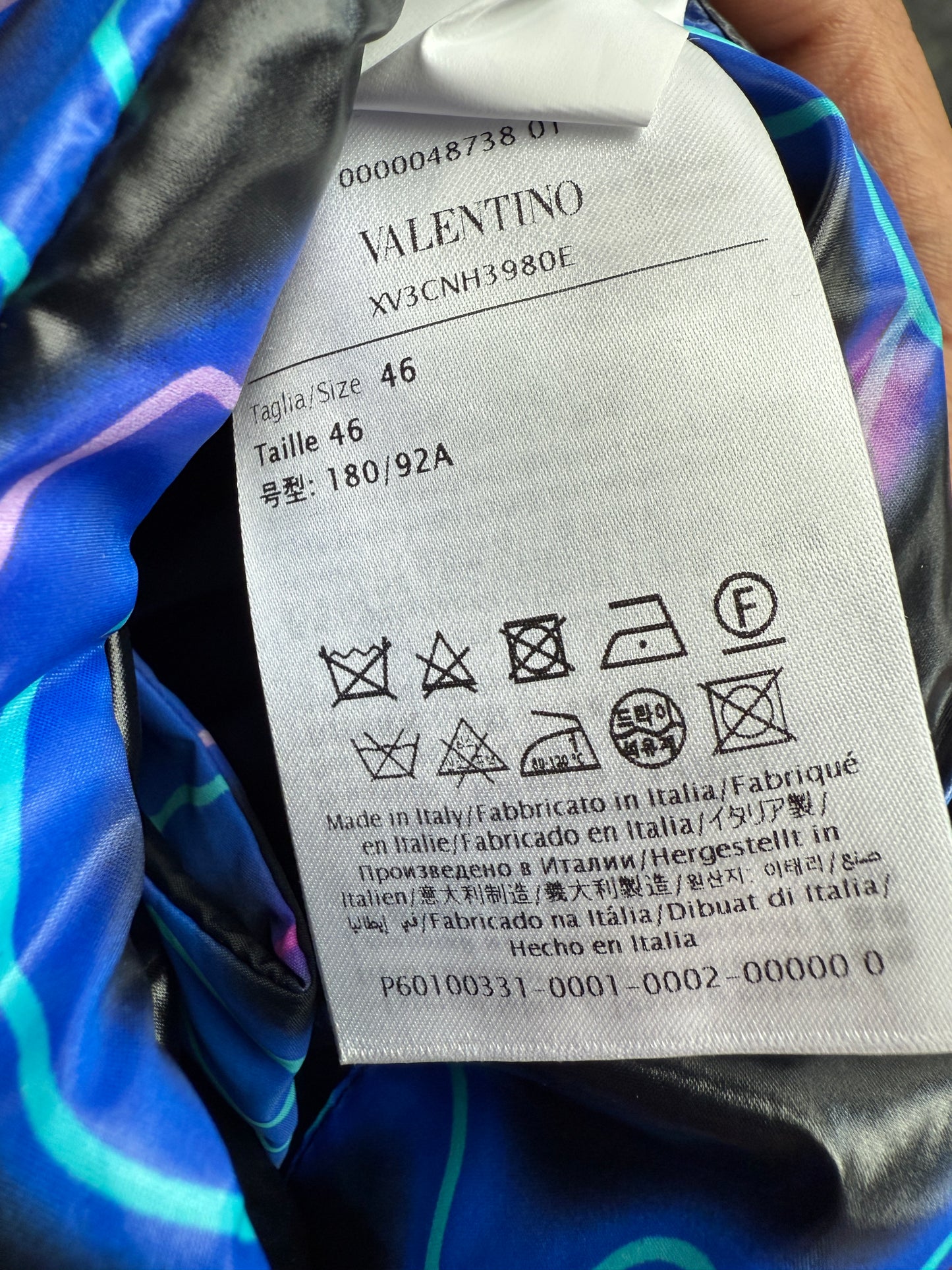 Valentino Neon Padded Jacket