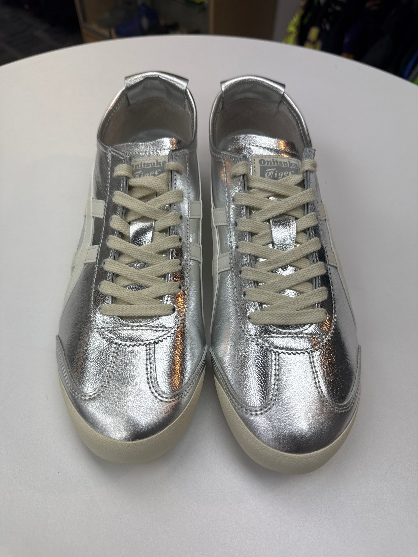New Onitsuka Tiger Mexico 66 Silver Off-White