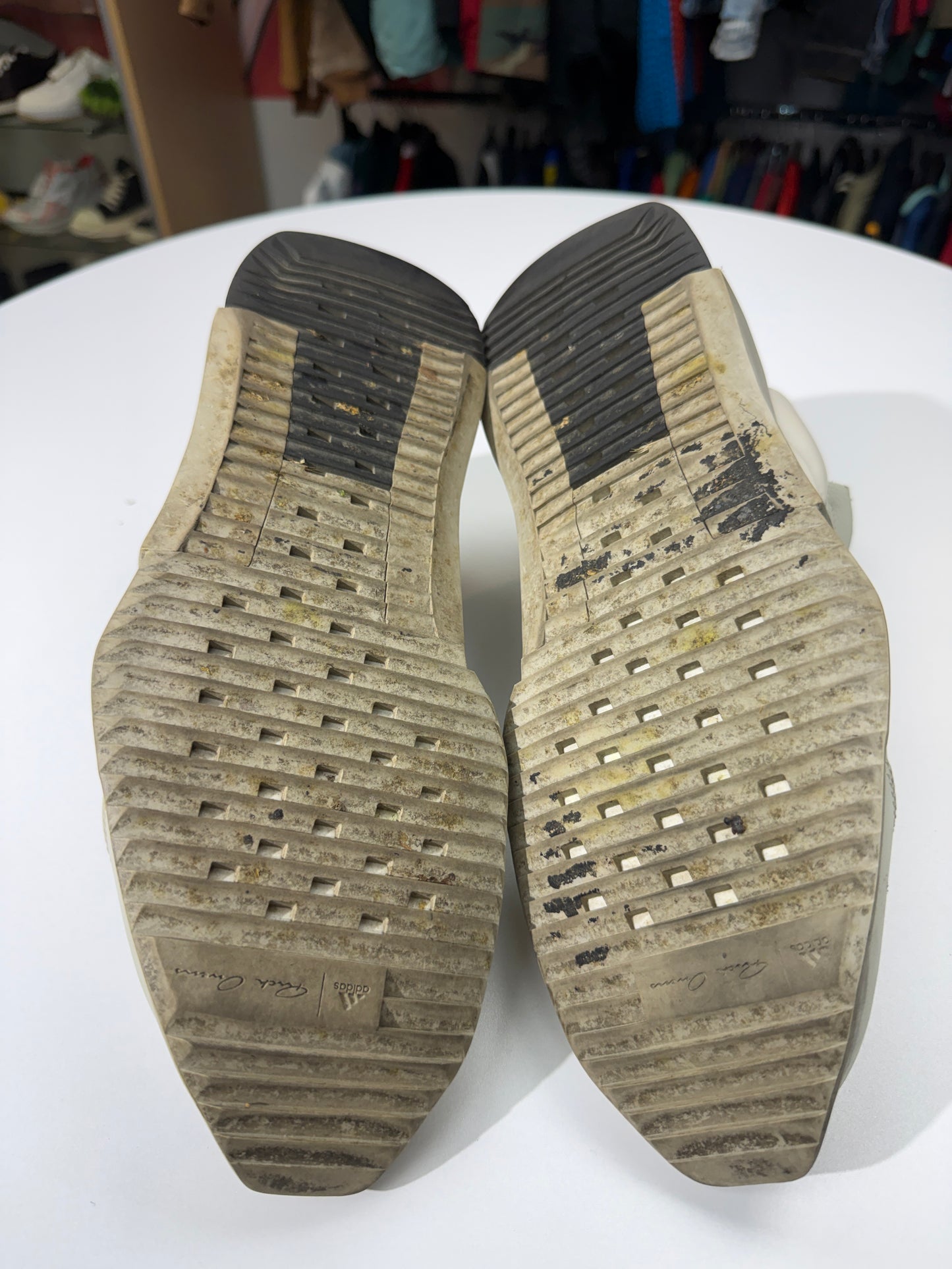 Preowned Rick Owens Milk Level Runner Low Adidas