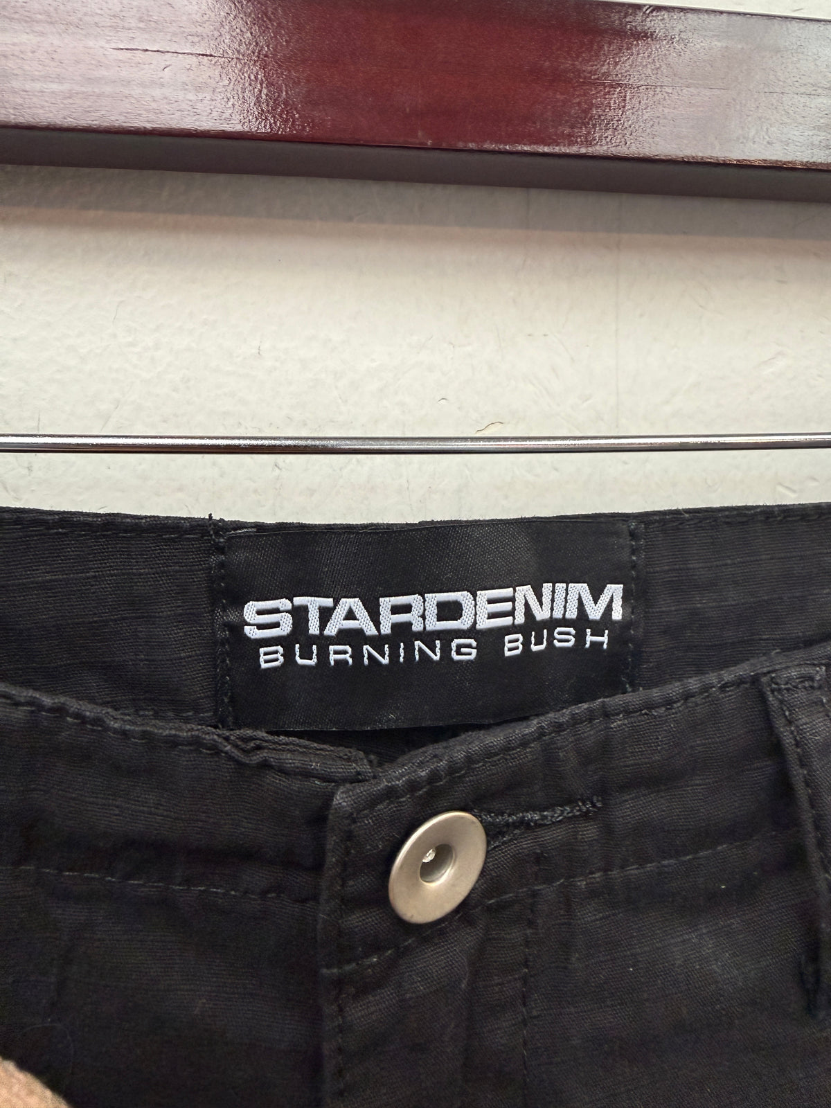 New Burning Bush Star Denim Black Cargos