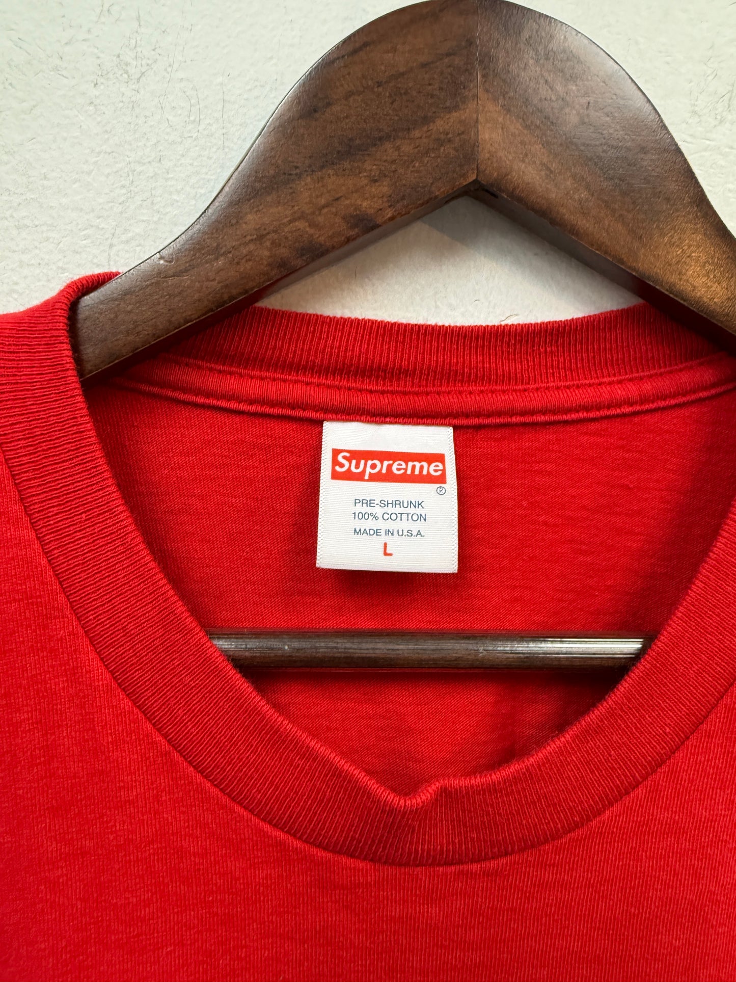 Supreme Red Blank Tee