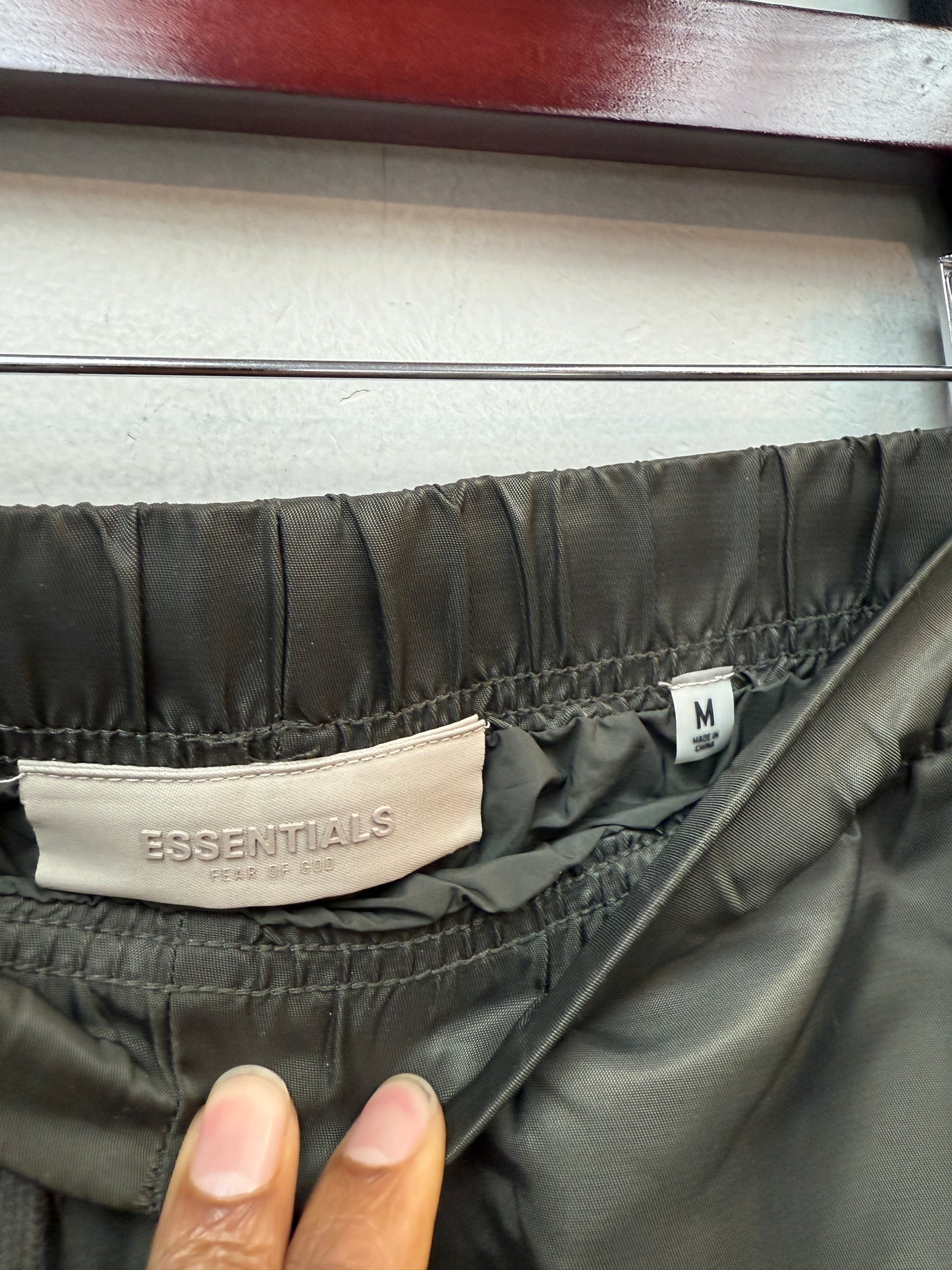 Essentials Olive Track Pants