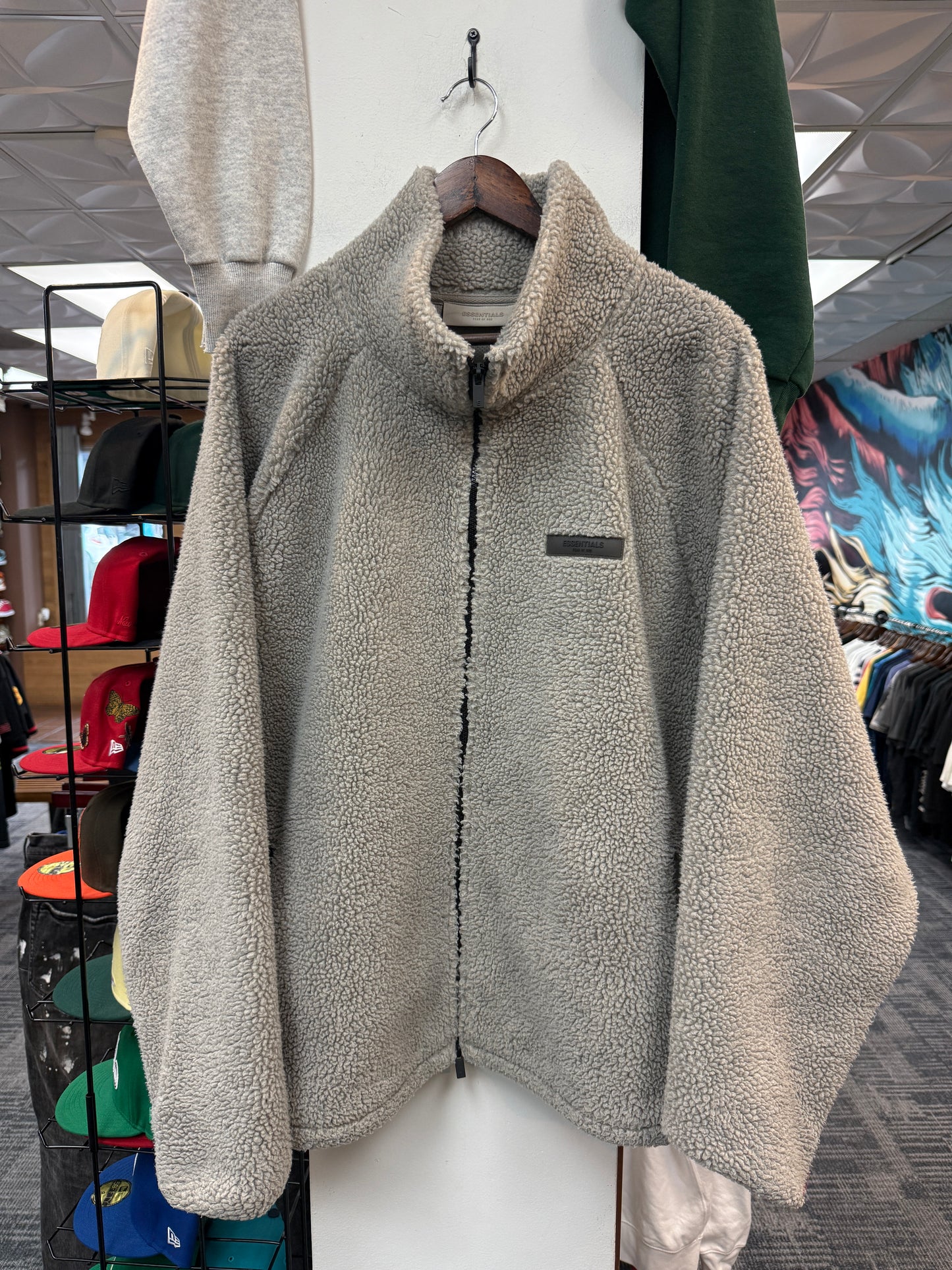 Essentials ‘Grey’ Full Zip Fleece