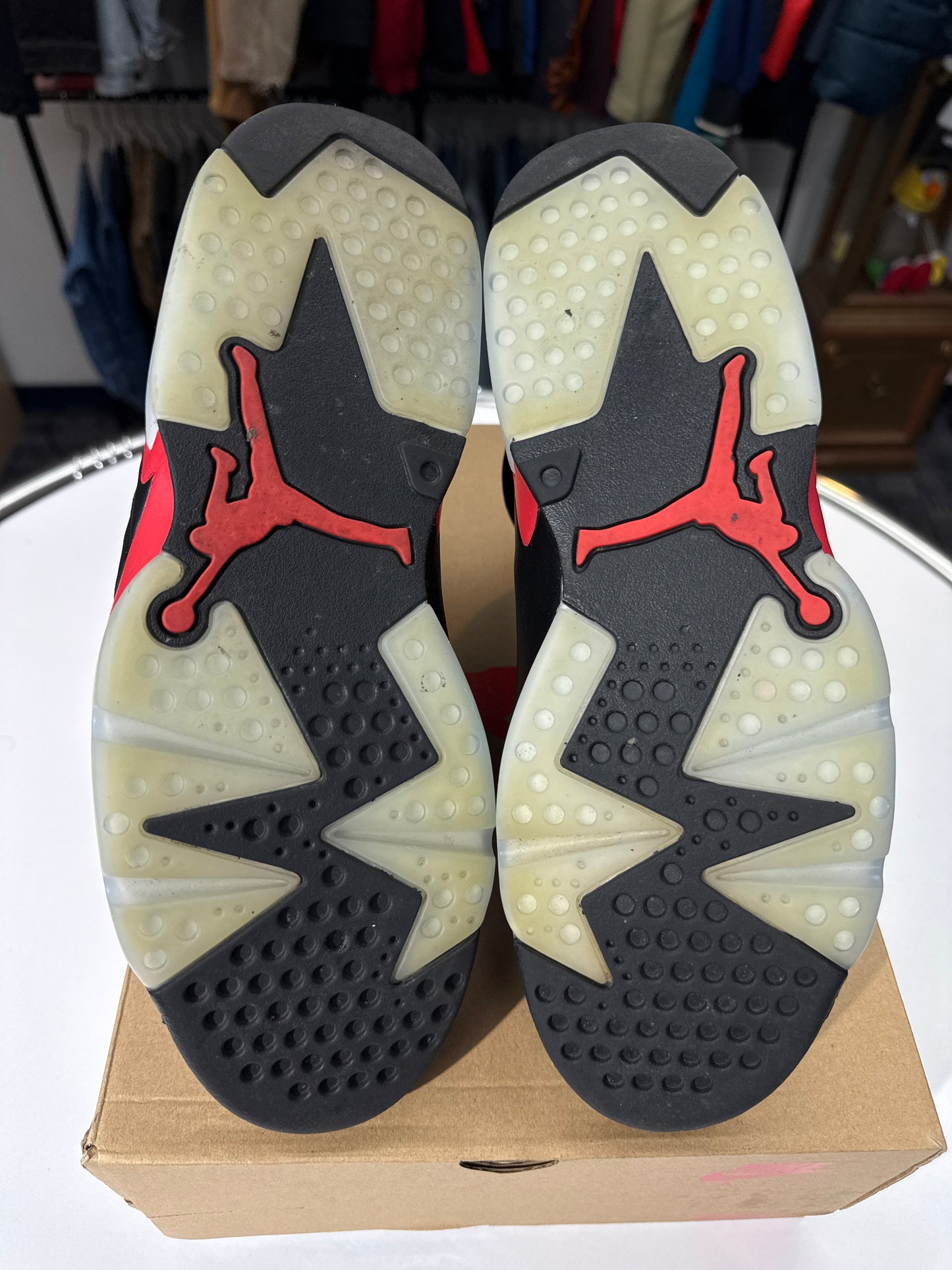 Preowned Jordan 6 Infrared Salesman