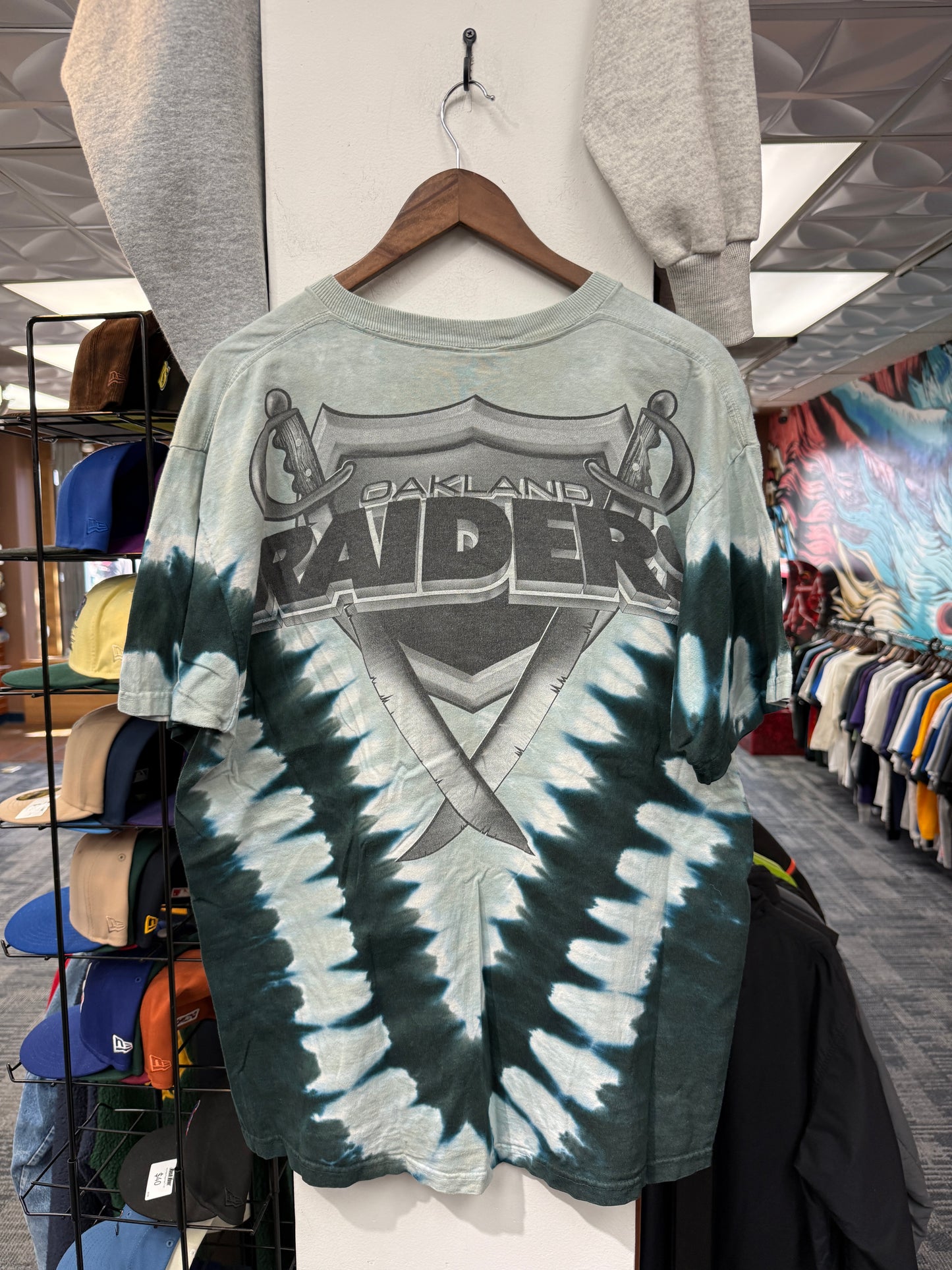 Vintage Tie Dye Raiders Tee