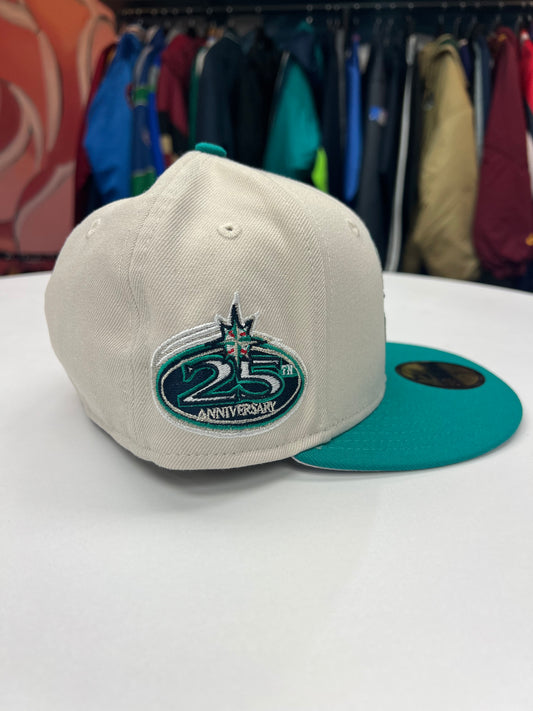 Mariners Grey and Aqua 25th Anniversary Fitted