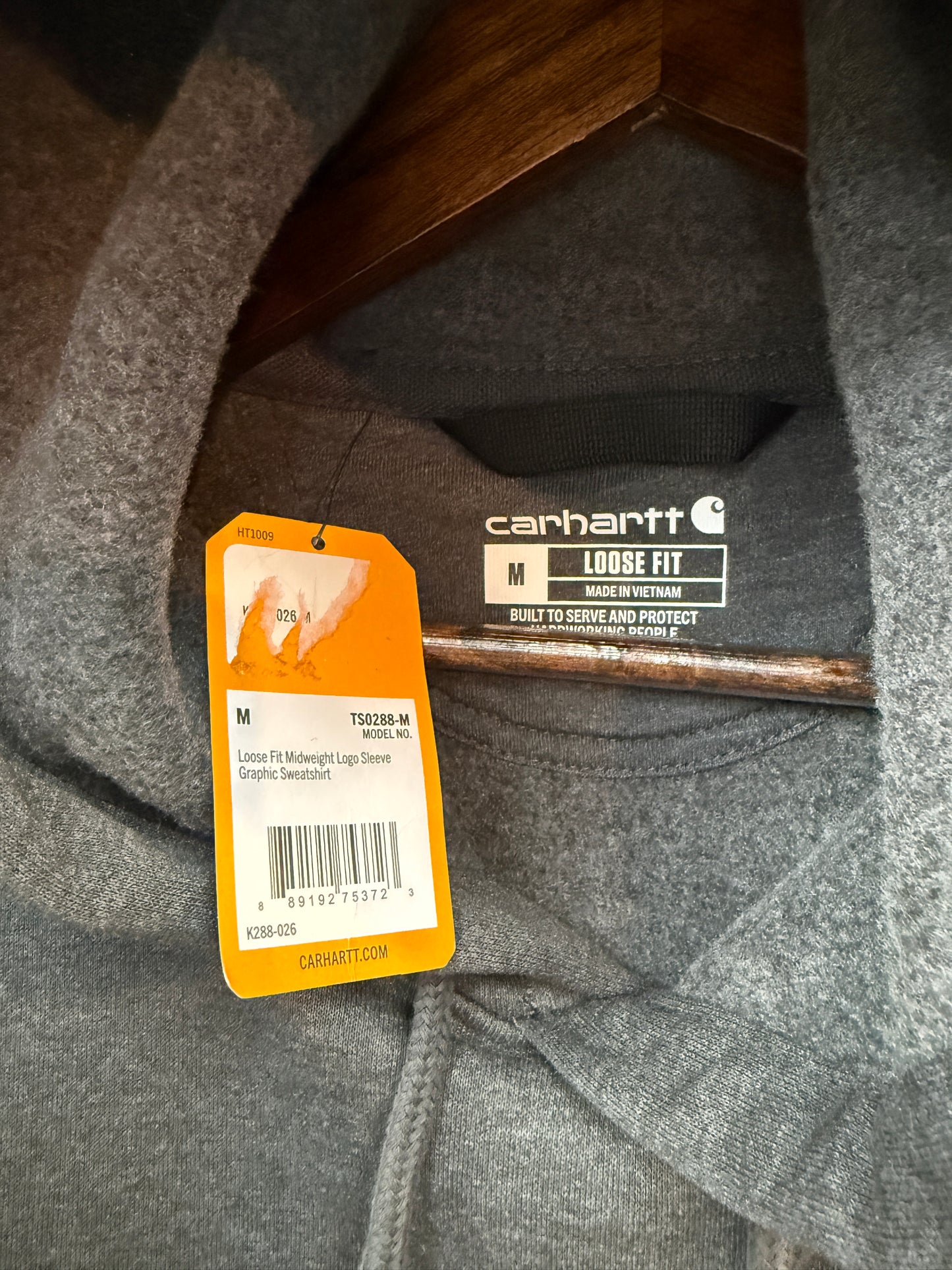 New Carhartt Grey Hoodie