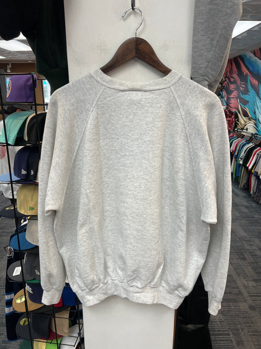 Rush Crest Light Grey/Dark Green Crewneck