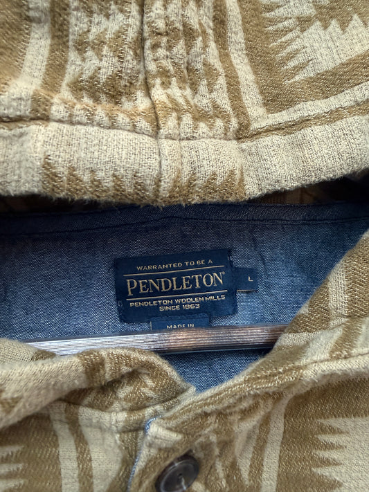 Pendleton Jacquard Brown Hoodie