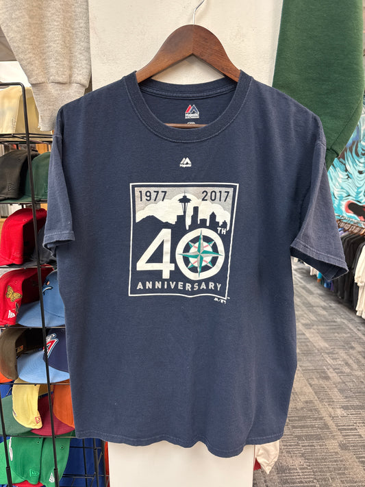 Majestic Mariners 40th Anniversary Tee